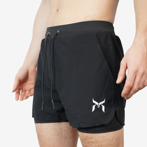 Herre 2-i-1 shorts