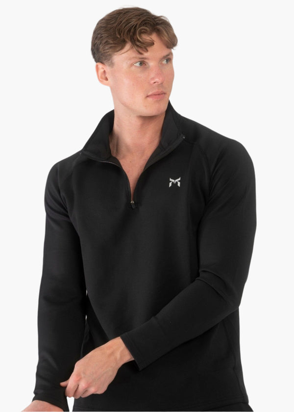 Pullover mit Viertel-Reißverschluss