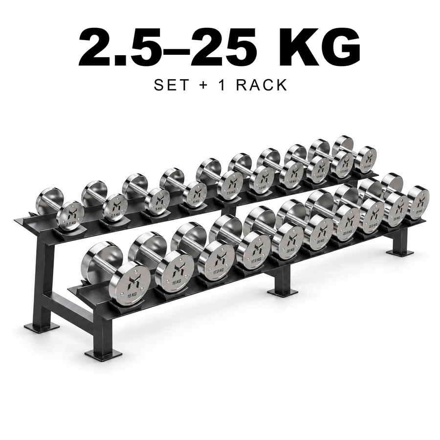 Ensemble 2,5-25kg + Support