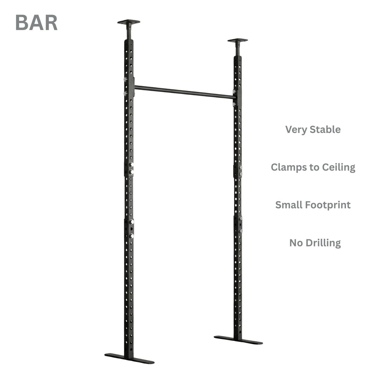 HANGRY & ANGRY タンクトップ Torii™ No-Drill Pull-Up Bar Power Rack | Fits 7ft–10ft Ceilings