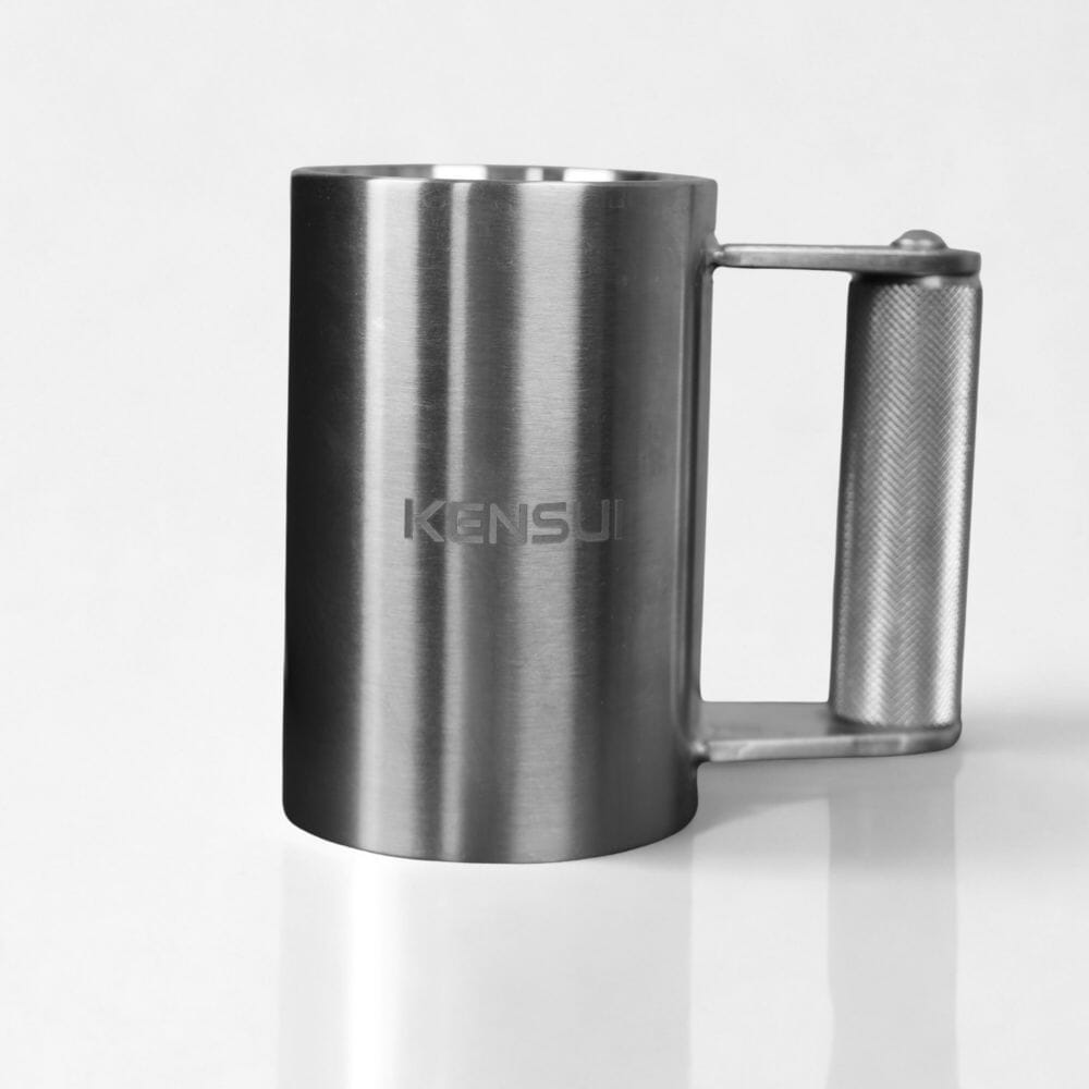 Stainless Steel Weighted Mug (5lb) - Enhance Your Grip Training
