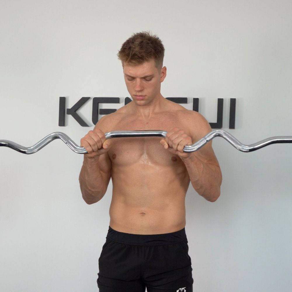 Kyoto curl bar Narrow Overhand grip