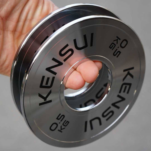 Plaques De Poids Kensui 5 Lb – Paire De 2, Caoutchouc, Pour Musculation CrossFit
