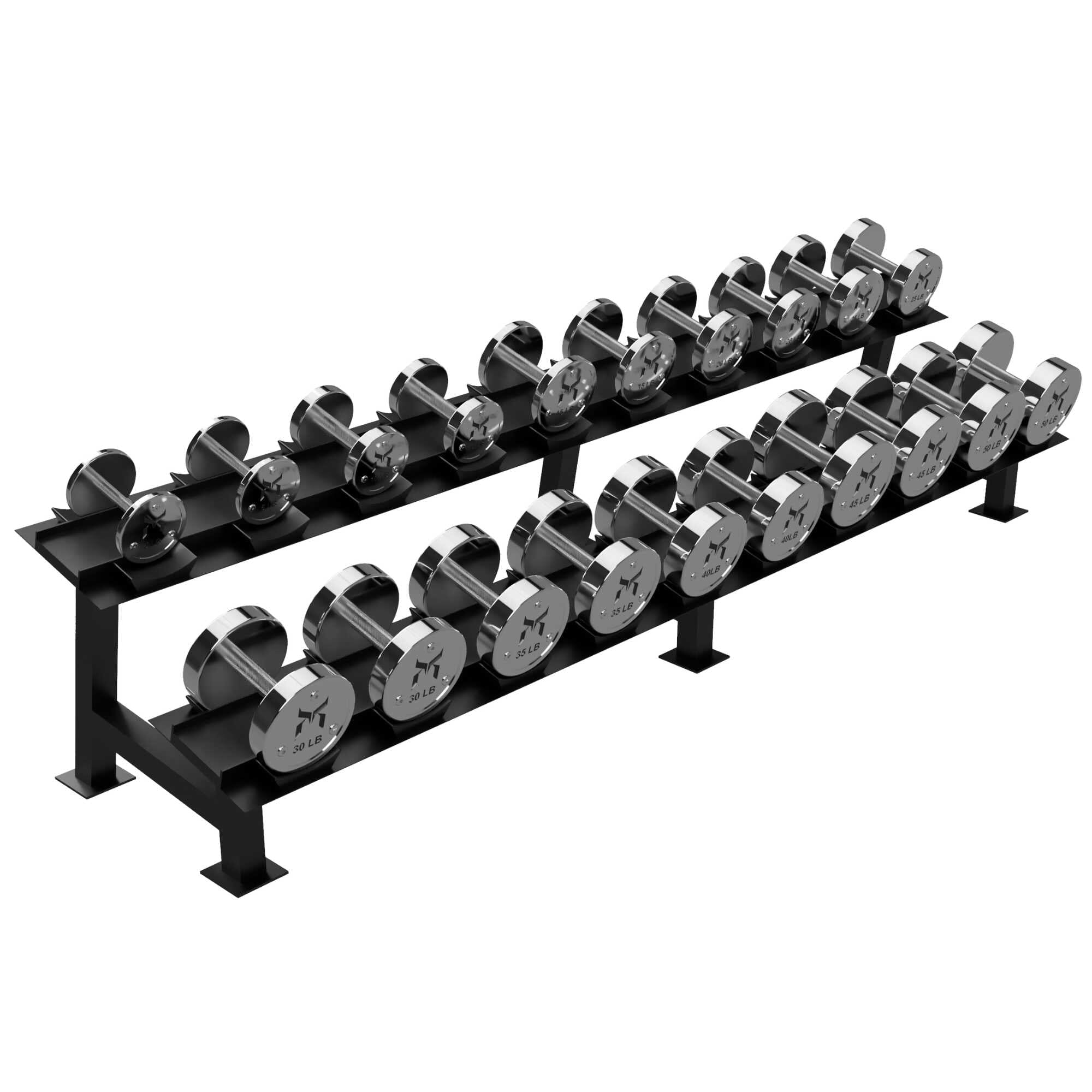 Calibrated Chrome Dumbbells (LBS)– Kensui