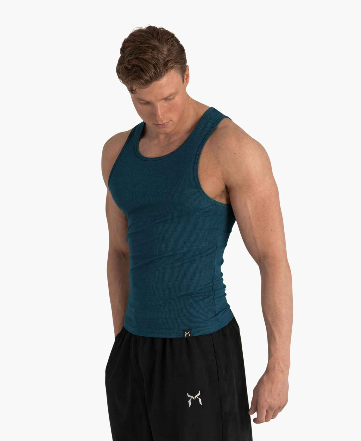 Camiseta sin mangas acanalada esencial