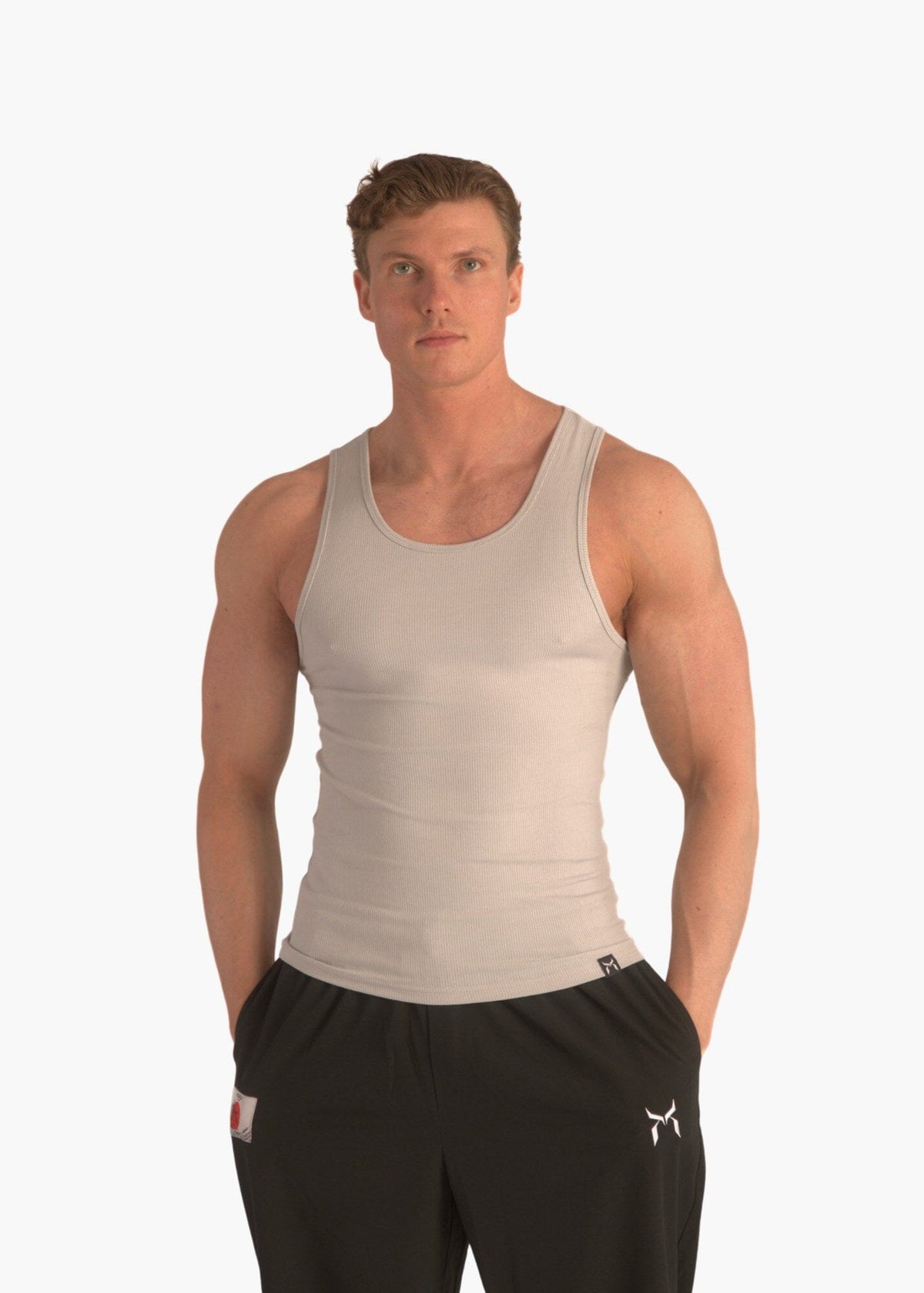 Camiseta sin mangas acanalada esencial