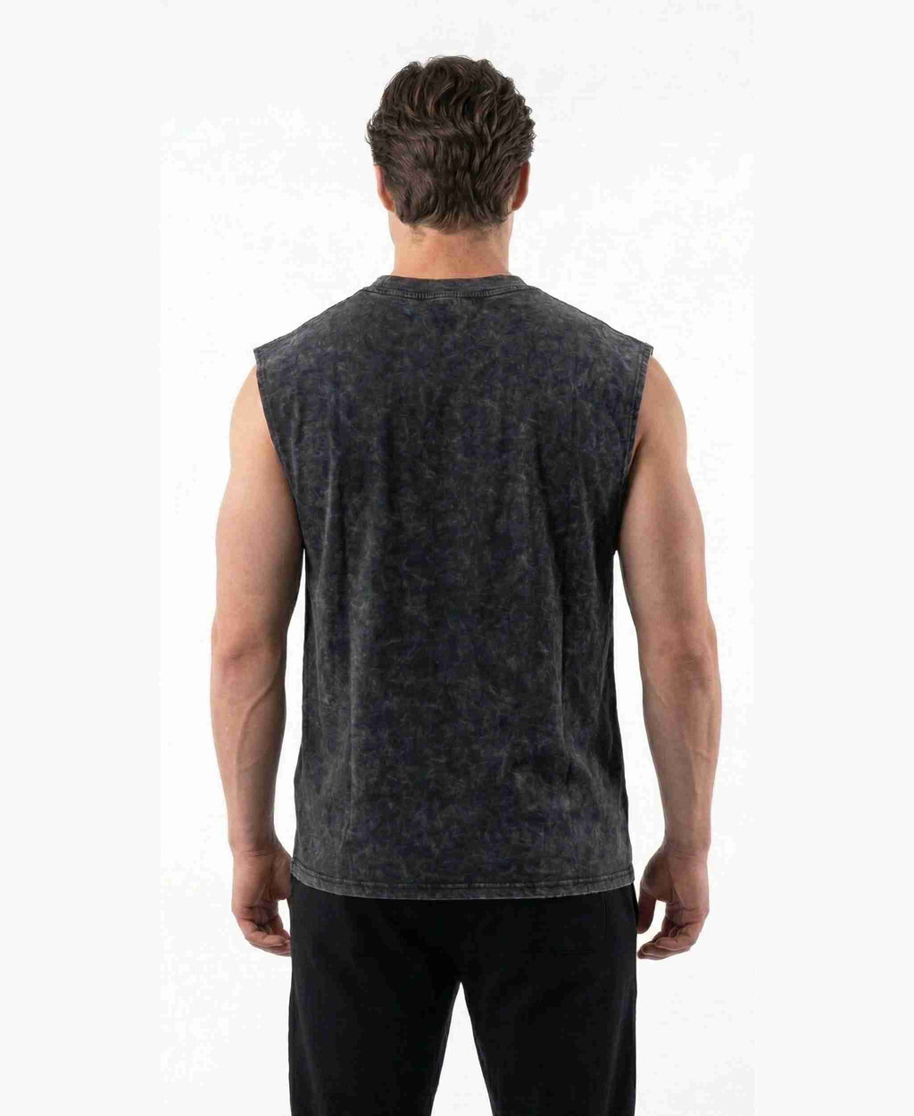 Katakana Acid Wash Ärmellos