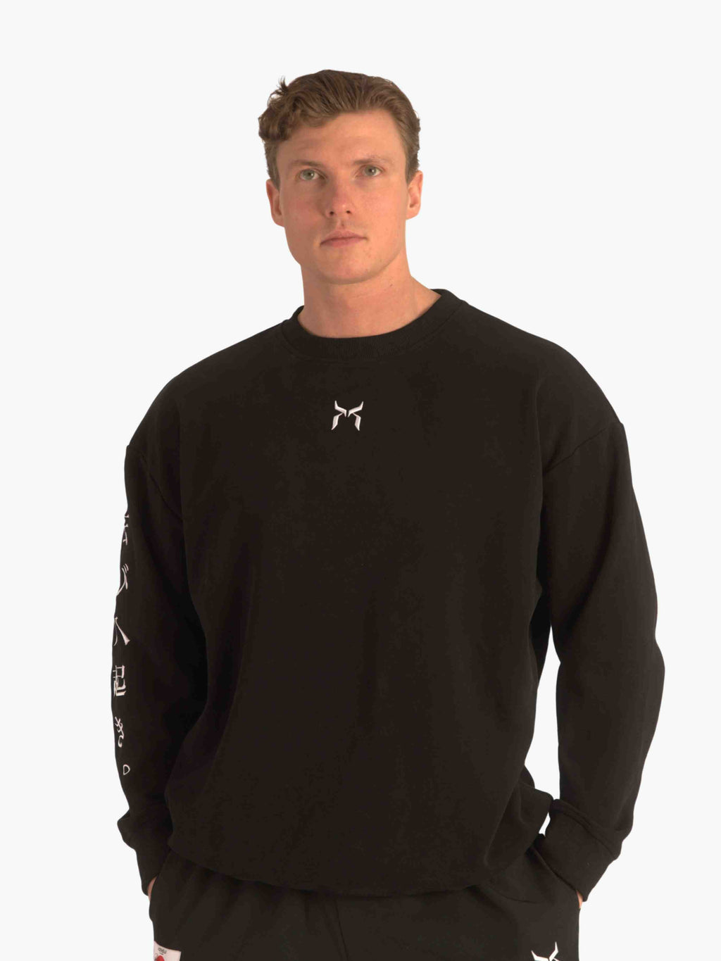 Oversized samurai crewneck