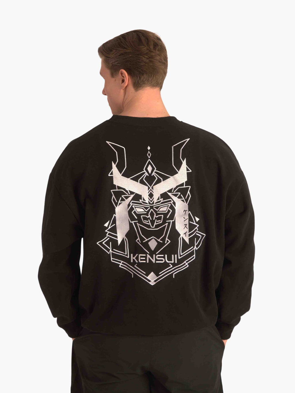 Oversized samurai crewneck