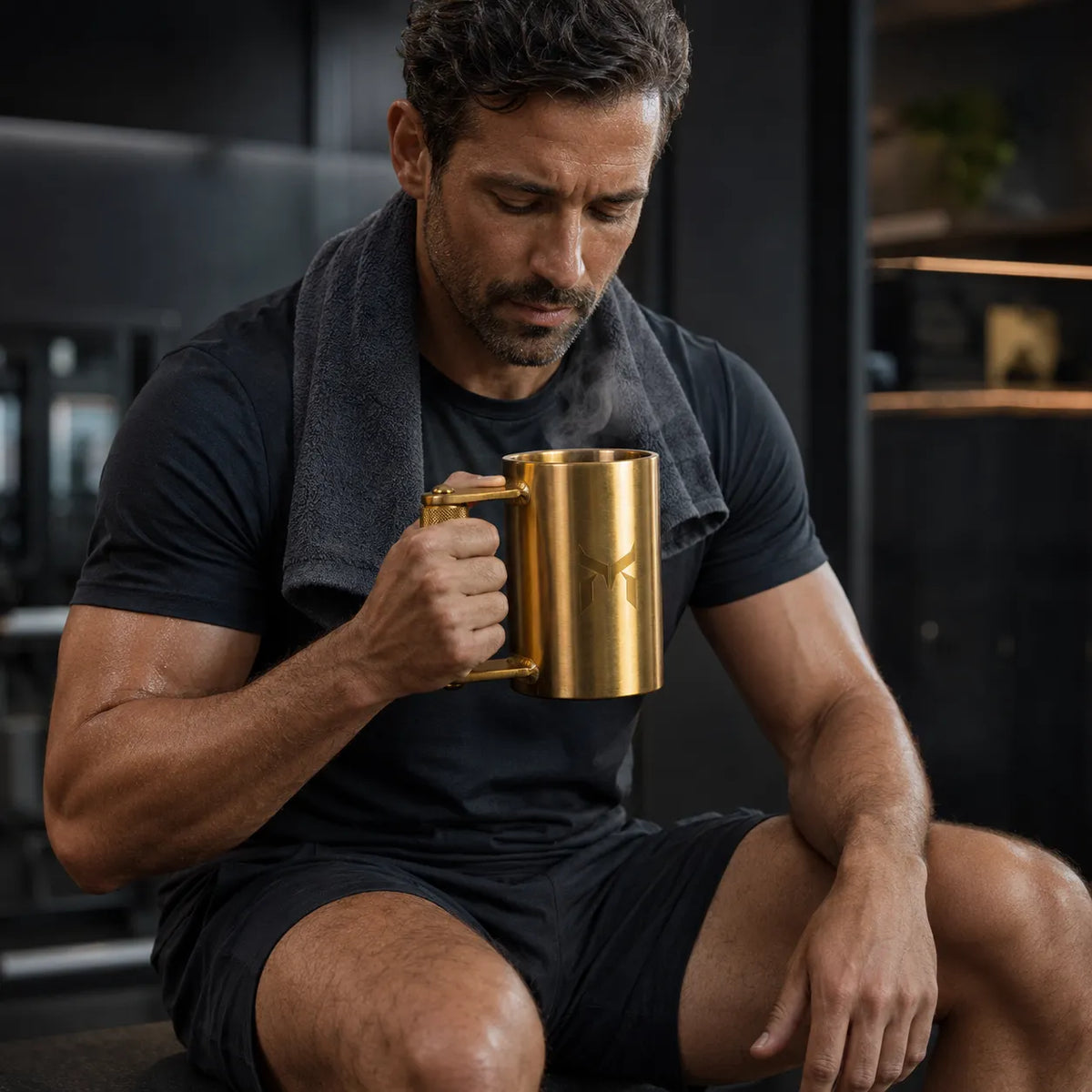 Gold Weighted Mug
