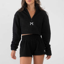 Load image into Gallery viewer, Cropped Fleece Zip up