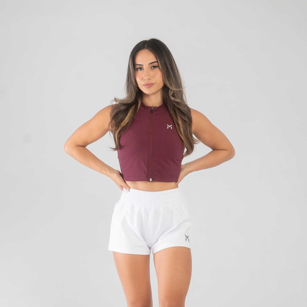 Maglia corta con cerniera