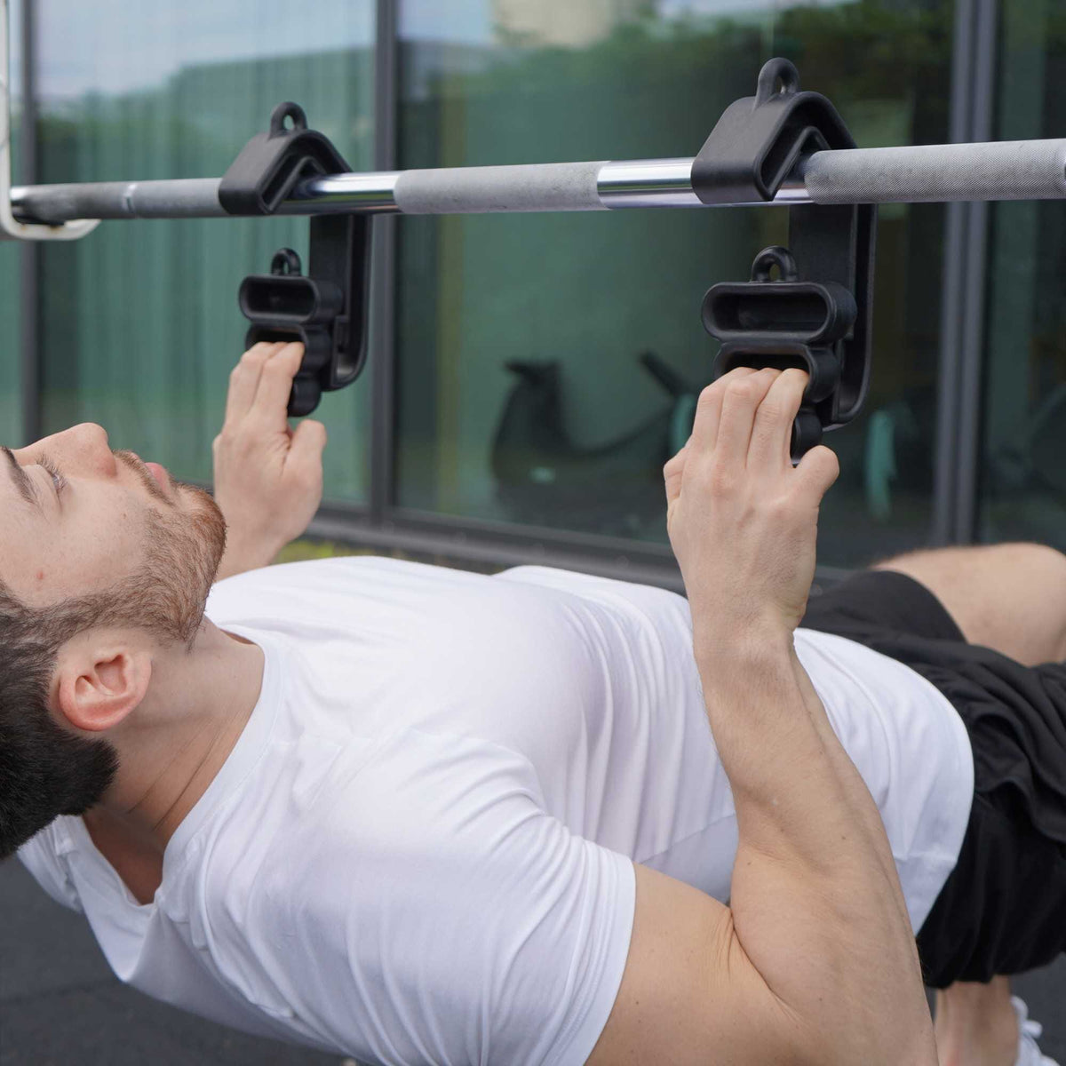 Inverted rows with Finger Holds