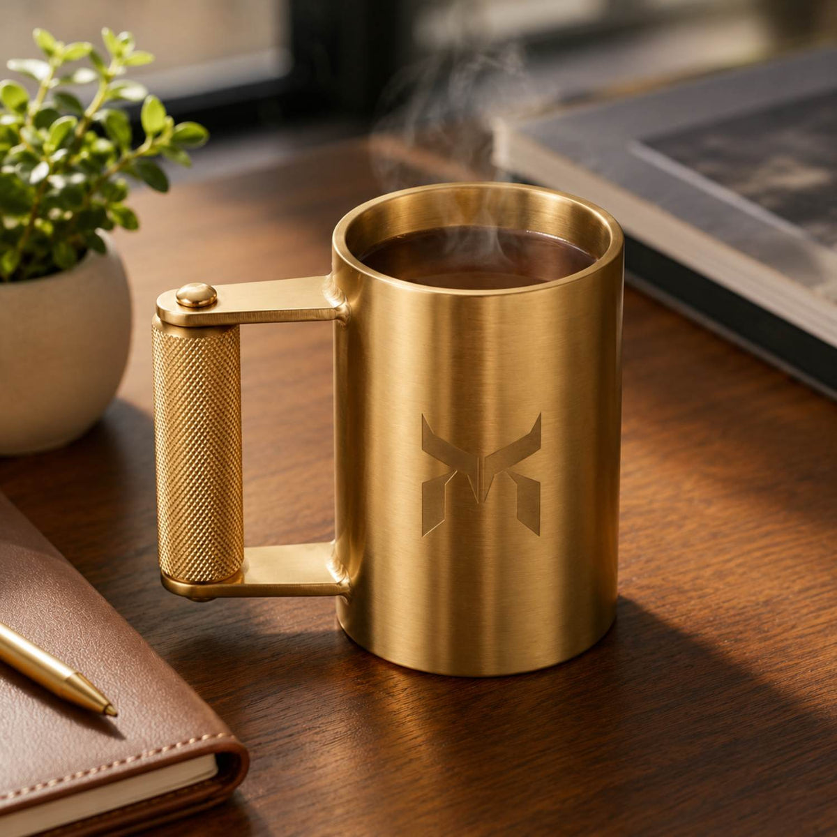 Taza ponderada de acero inoxidable (5 lb)