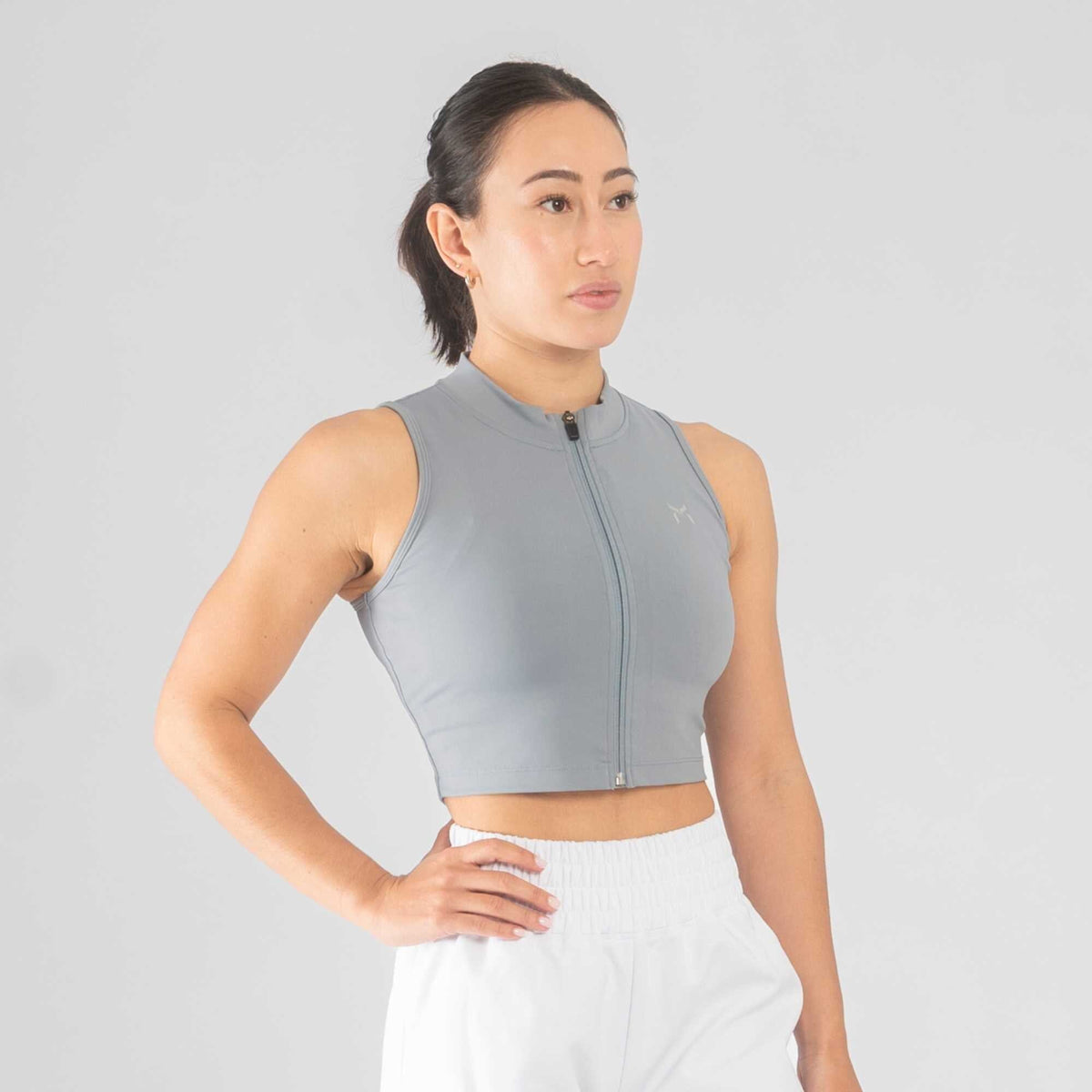 Maglia corta con cerniera