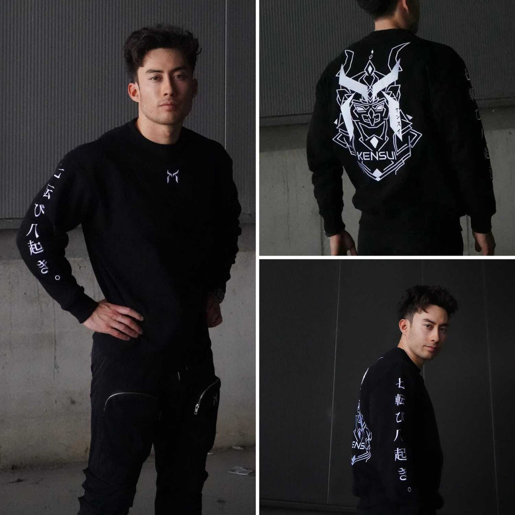 Oversized samurai crewneck