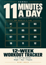 Load image into Gallery viewer, Included 12-week printable workout tracker