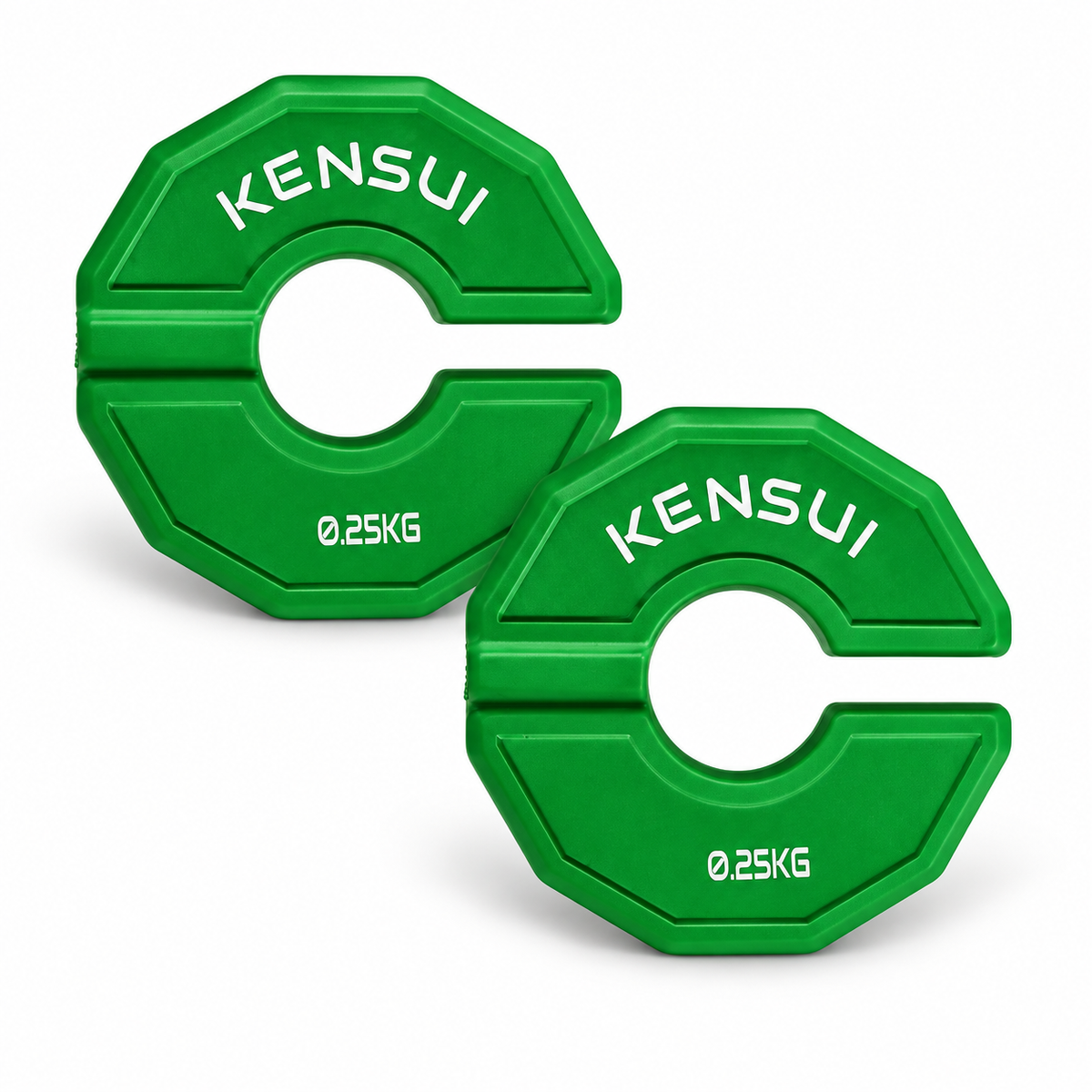 Kensui green 0.25 kg add-on change plates, pair