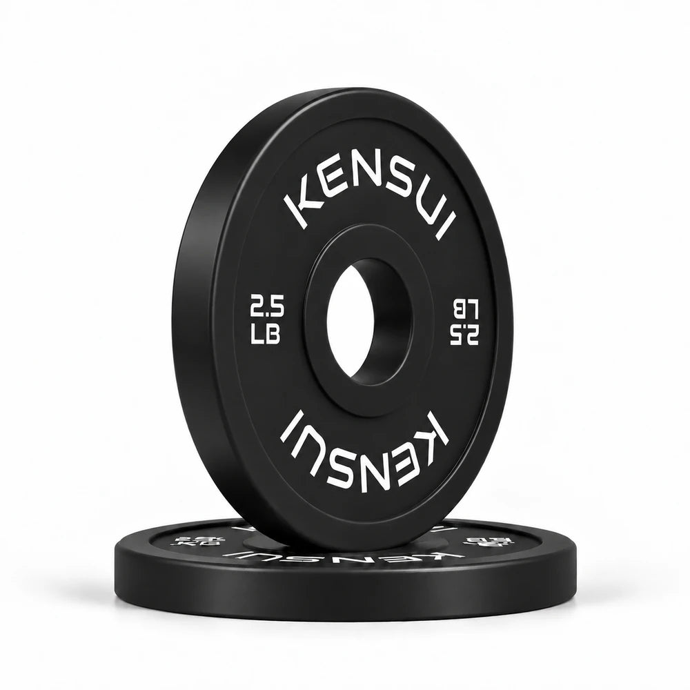 Kensui black 2.5 lb change plates, stacked pair