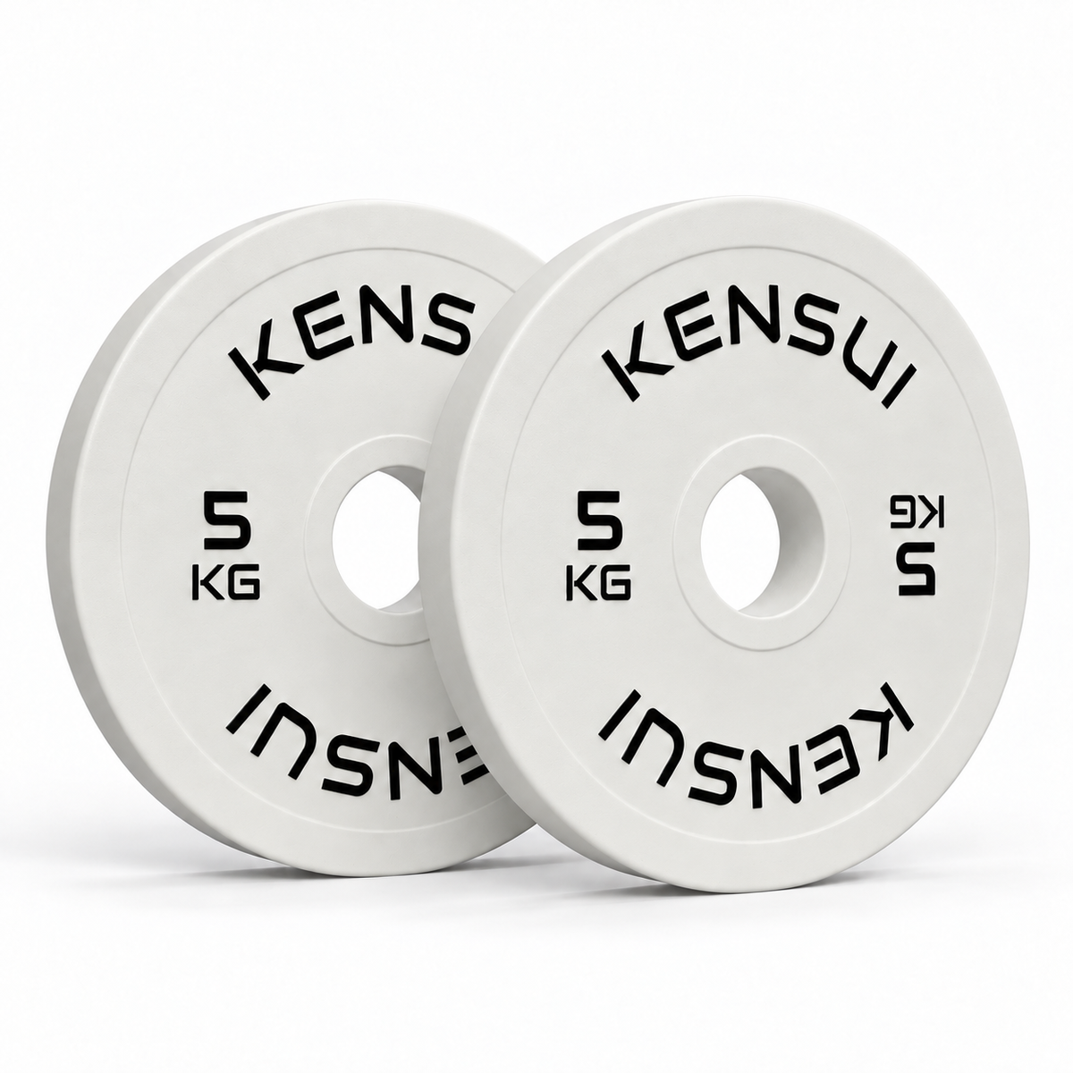 Kensui Color Change Plates – 5kg pair (white)