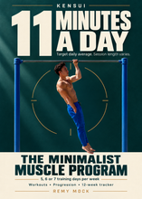 Load image into Gallery viewer, The Minimalist Muscle Program — 11 minutes a day, target daily average. Session length varies.