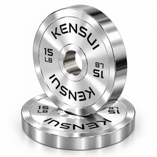 Cargar imagen en el visor de la Galería, Kensui VersaPlates 15 lb chrome plate pair