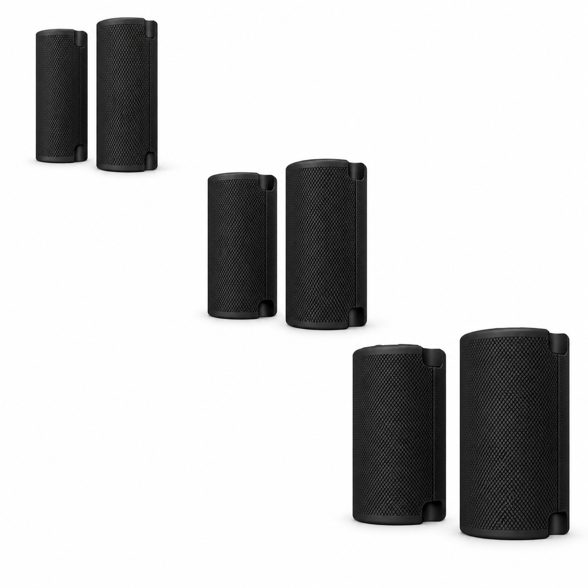 Popeyes bundle black PA6-GF30 grips with two joined halves