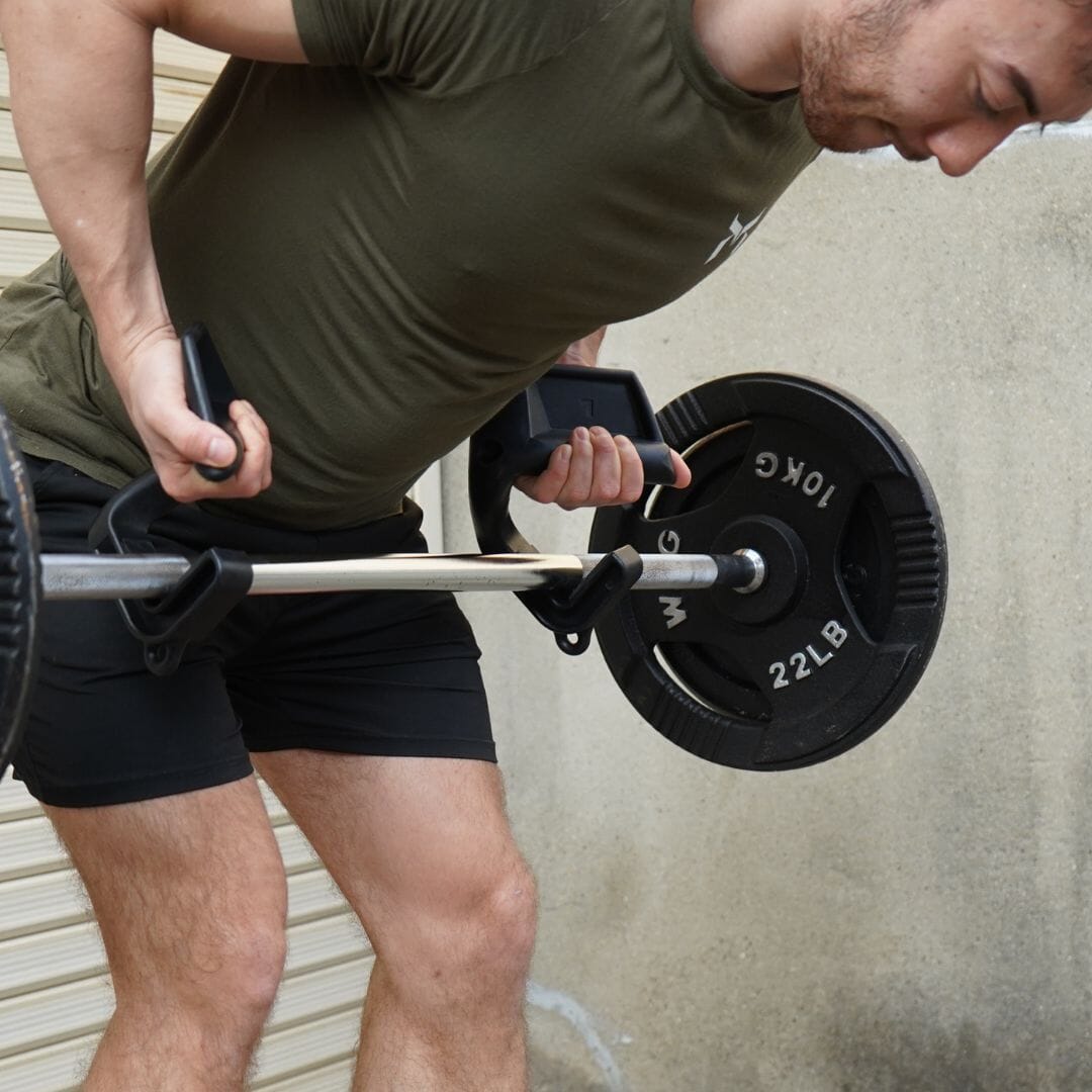 Barbell rows with Swissies-S V2 MAX