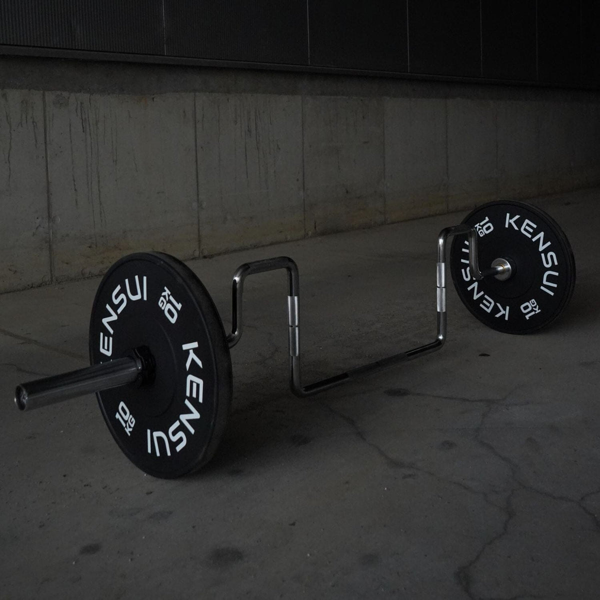 Tokyo bar loaded with plates in a gym