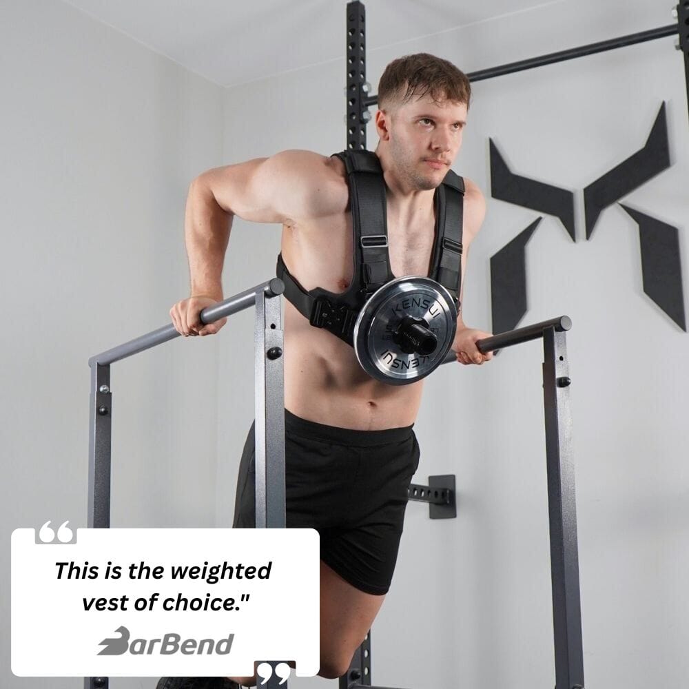 EZ-VEST® プレート装着式重り入りベスト | 最大300ポンド– Kensui