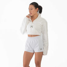 Load image into Gallery viewer, Cropped Fleece Zip up
