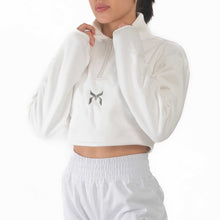 Load image into Gallery viewer, Cropped Fleece Zip up
