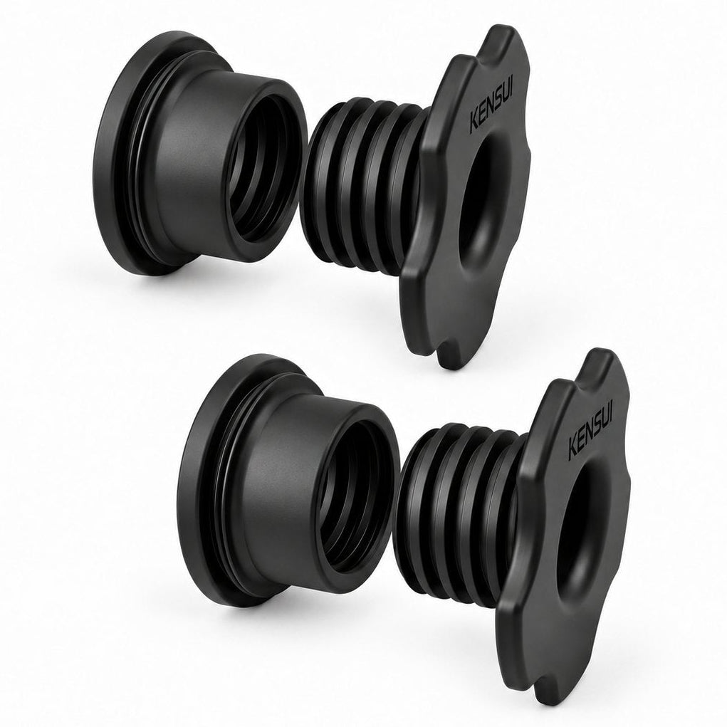 Kensui EZ-VEST XT Sleeves PRO/LITE 2 inch / 50 mm pair, with smooth grip knobs and wide open centers.