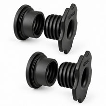 Cargar imagen en el visor de la Galería, Kensui EZ-VEST XT Sleeves PRO/LITE 2 inch / 50 mm pair, with smooth grip knobs and wide open centers.