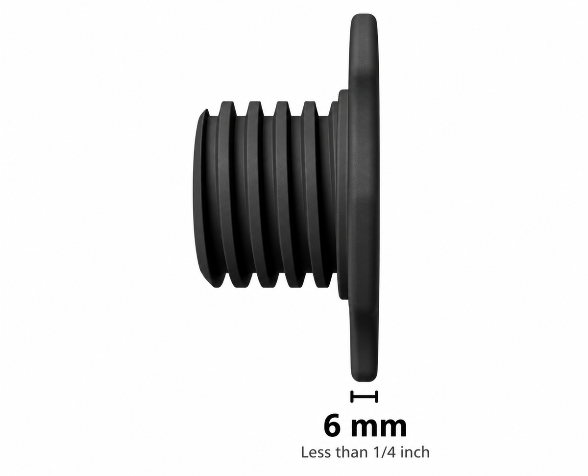 XT sleeve side view showing the 6 mm flange thickness, less than 1/4 inch.
