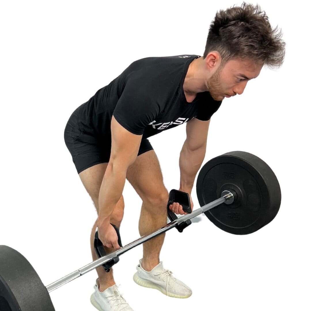 Barbell rows with Swissies V2 MAX