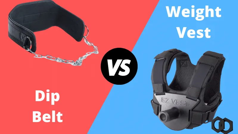 dip belt vs weight vest