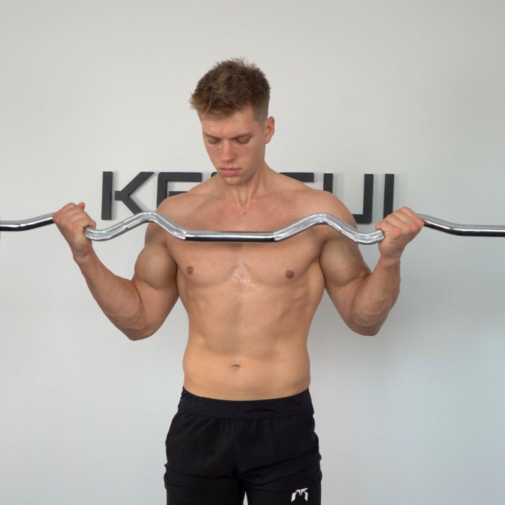 Kyoto curl bar Wide Underhand grip