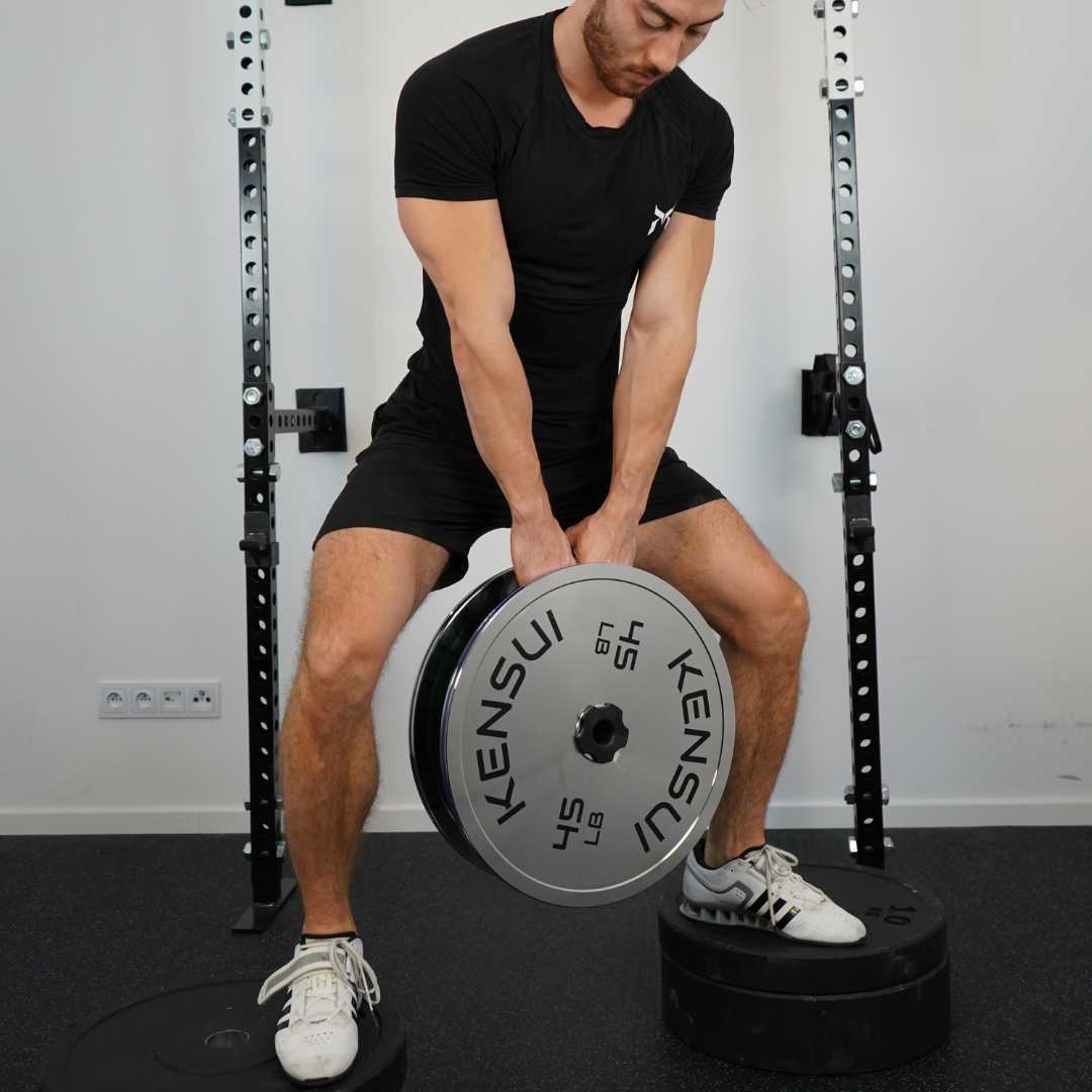 Sumo Deadlifts with EZ-BELL