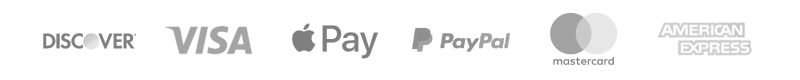 Accepted payment method logos.